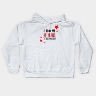 40 years Kids Hoodie